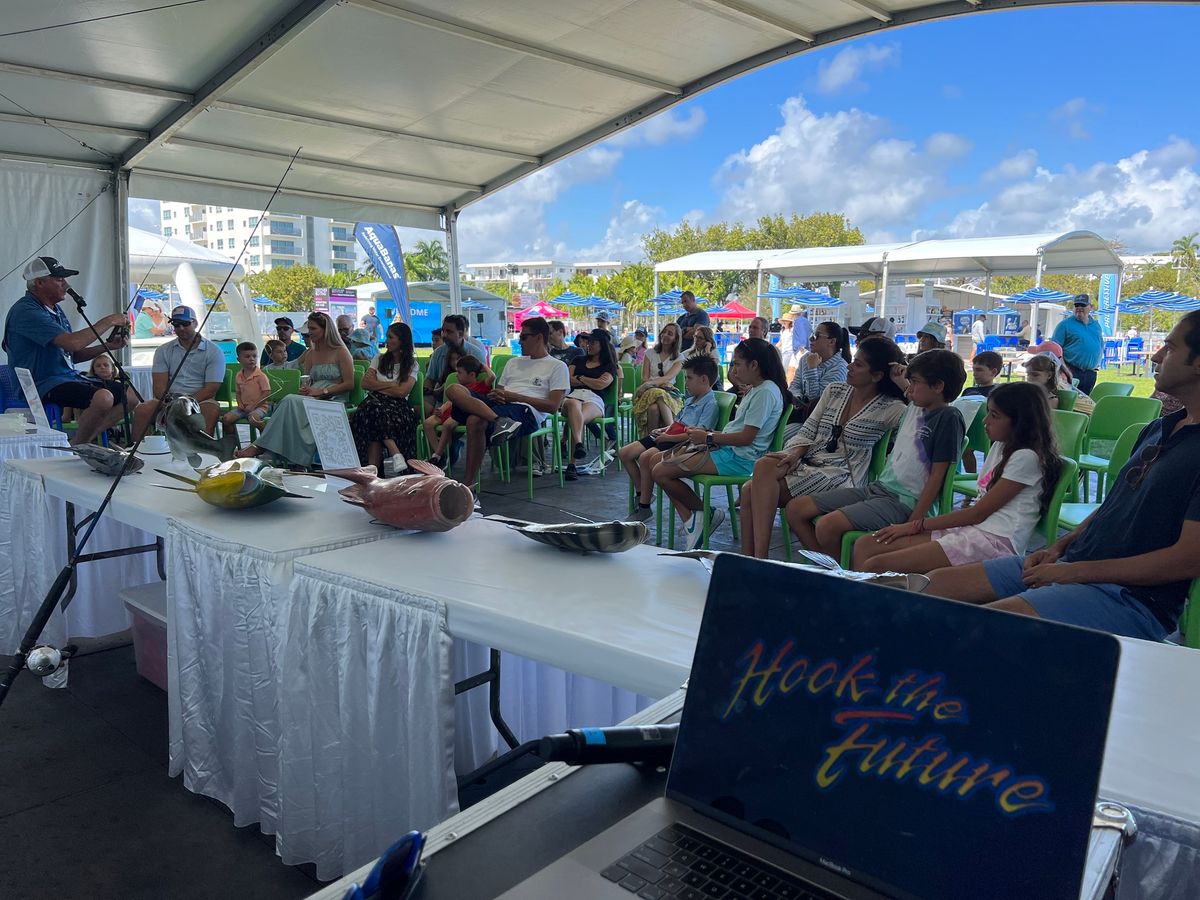 Kids Fishing Clinics at the Miami Boat Show