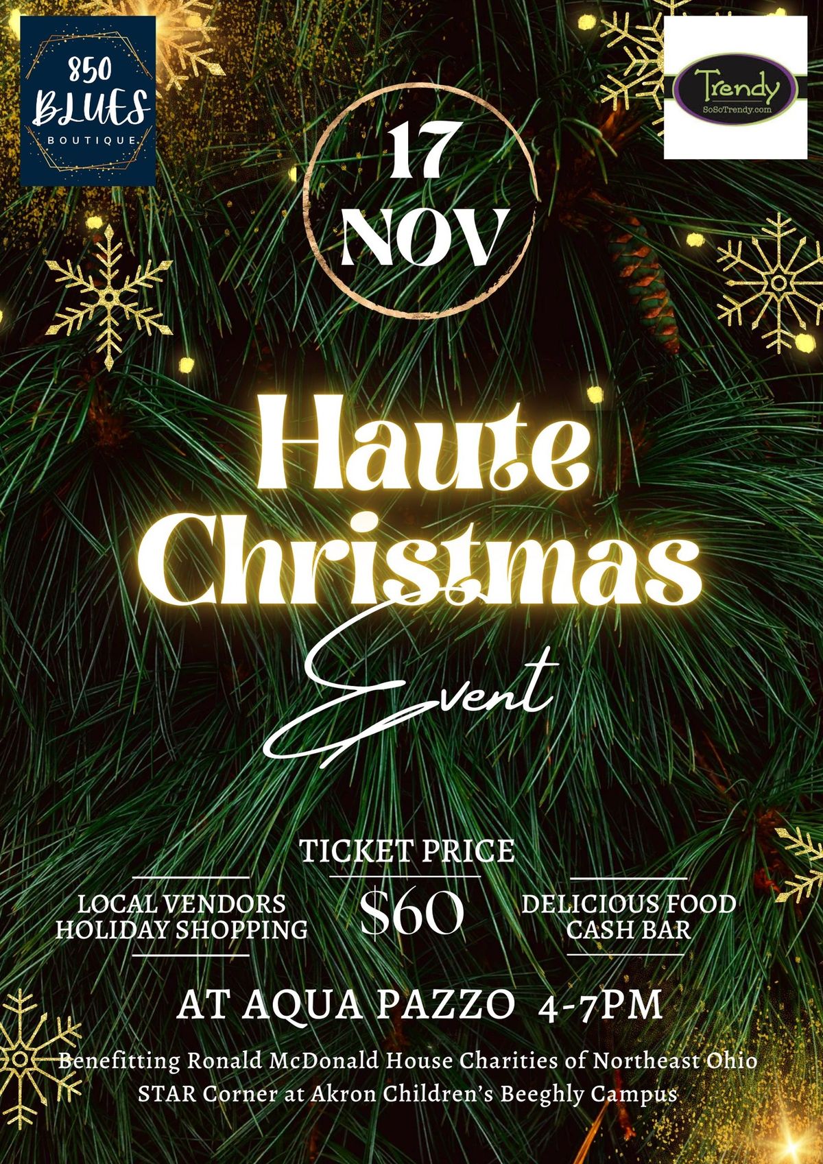 Haute Christmas Event benefiting Ronald McDonald House Charities of Northeast Ohio