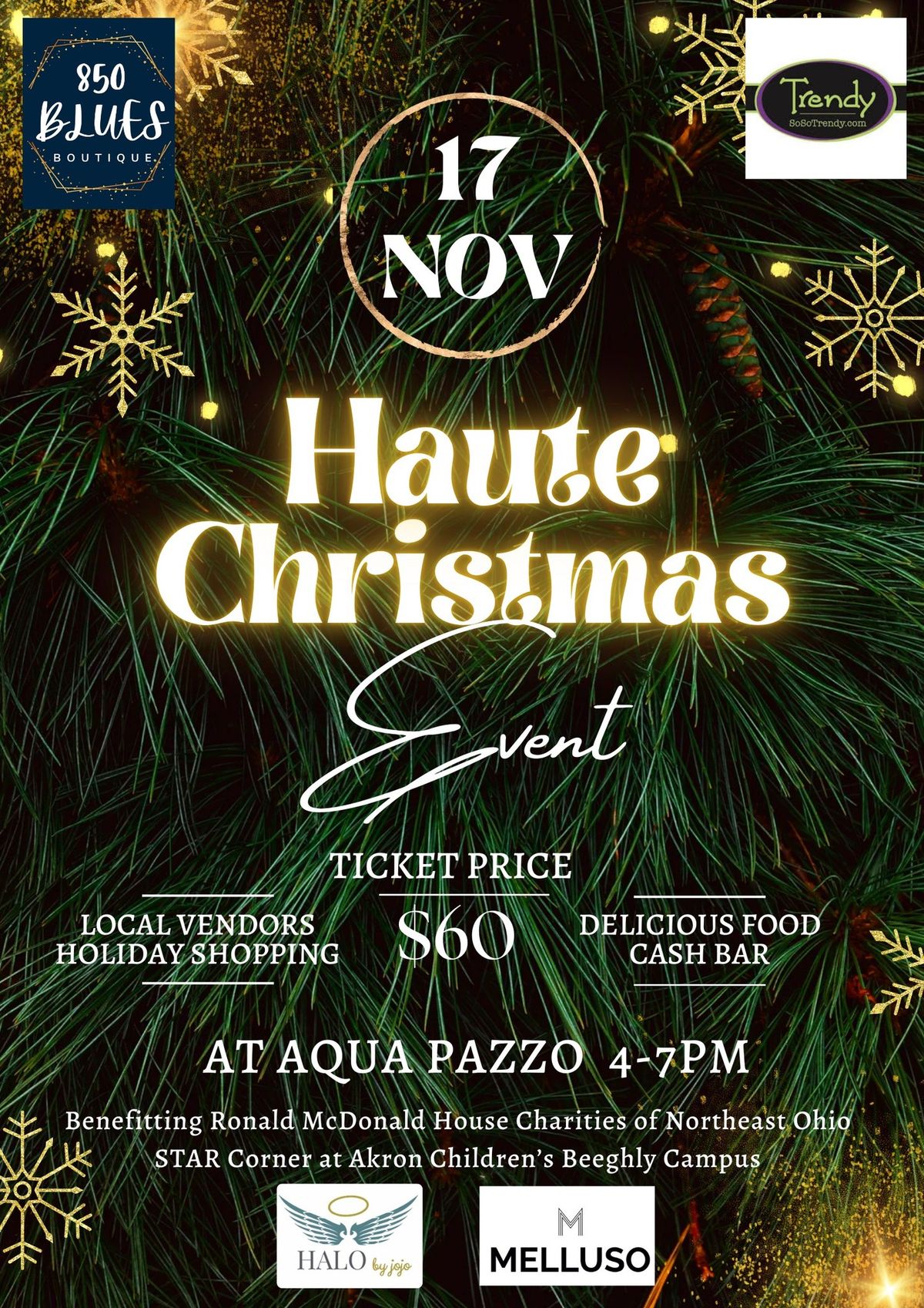 Haute Christmas Event benefiting Ronald McDonald House Charities of Northeast Ohio