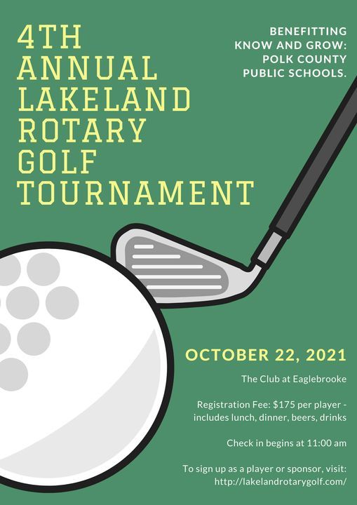 2021 Lakeland Rotary 4th Annual Golf Tournament