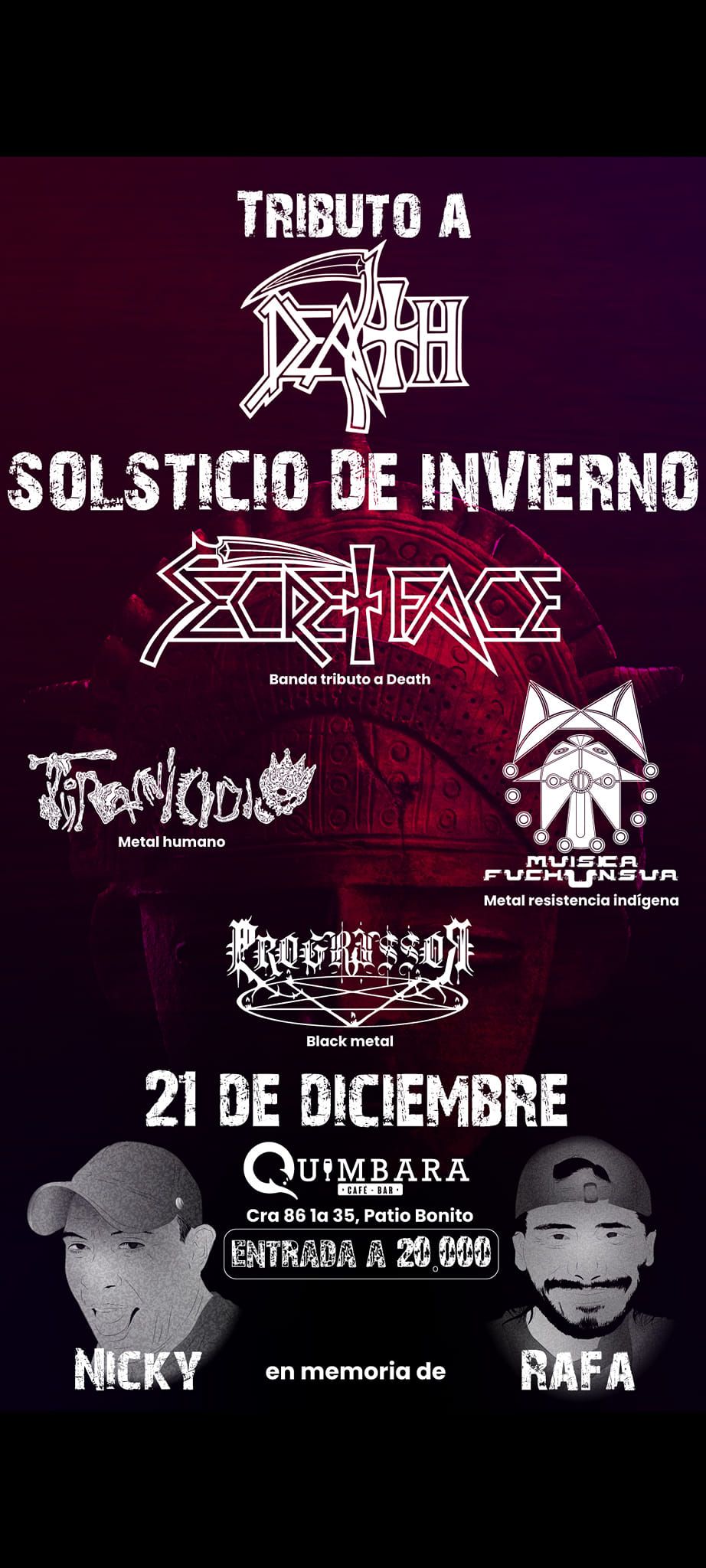 Tributo DEATH. Solsticio de invierno 