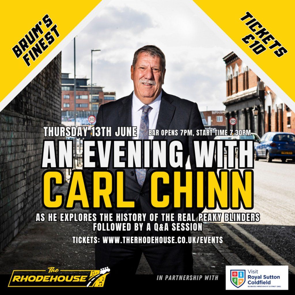 An Evening with Carl Chinn at The Rhodehouse in Sutton Coldfield