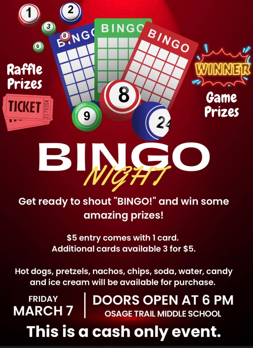 RWB Bingo Night