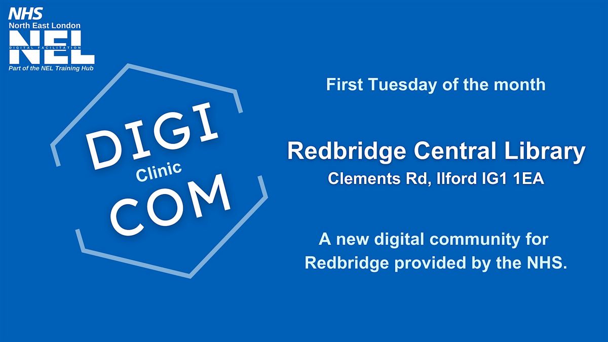 Digi-Com Clinic @ Redbridge Central Library