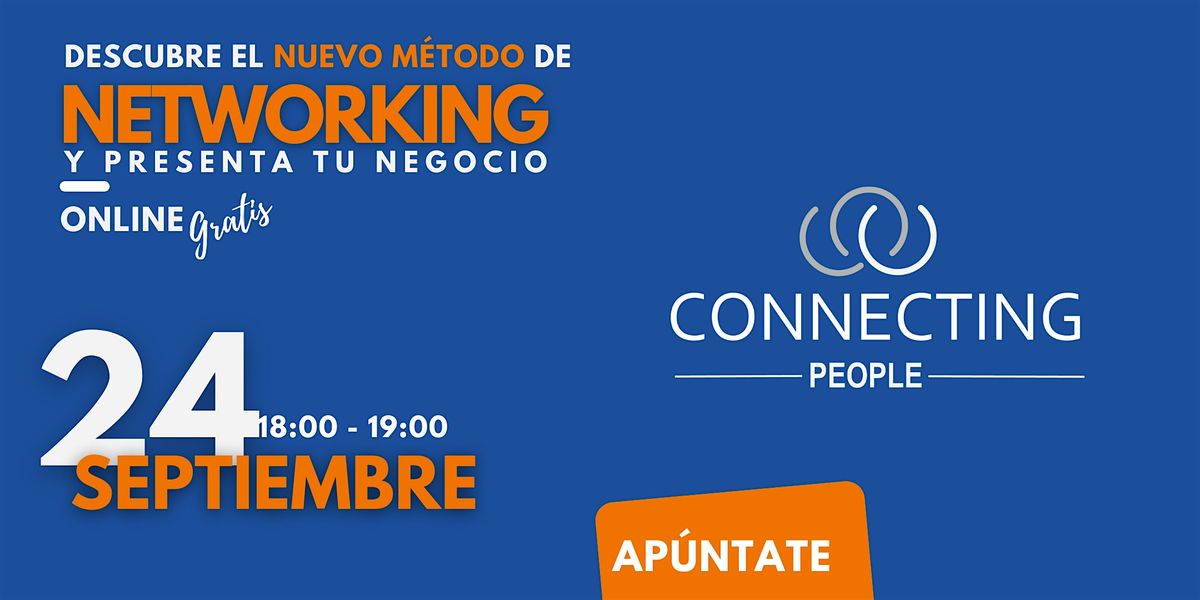 NETWORKING BARCELONA - CONNECTING PEOPLE - Online - 24 septiembre