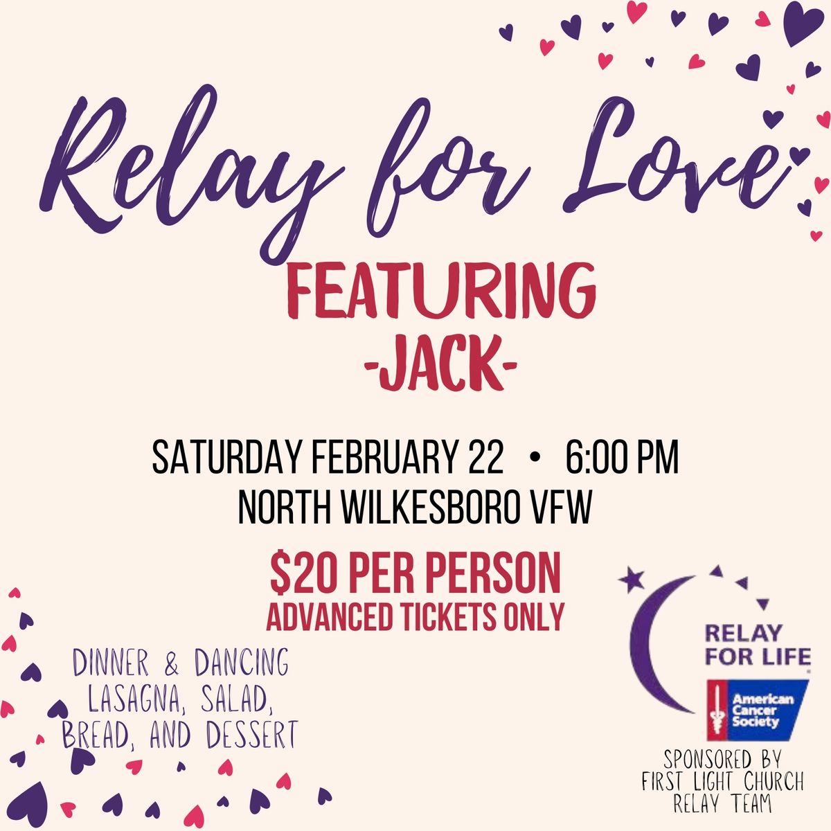 3rd Annual Relay for Love Banquet