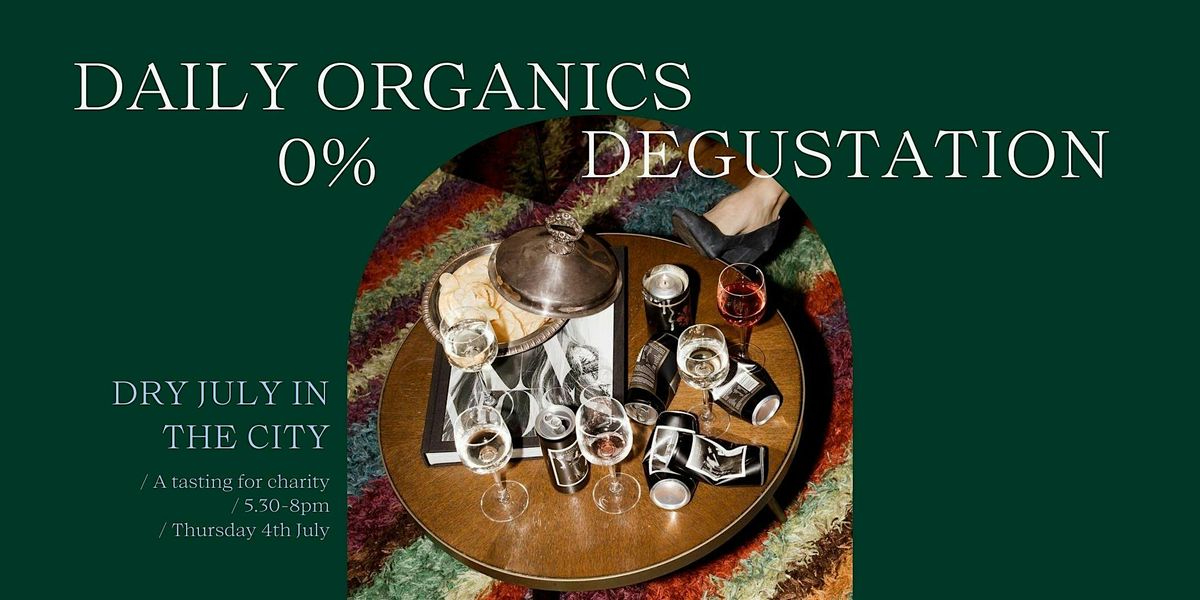 The Daily Organics 0% Sparkling Wine Degustation