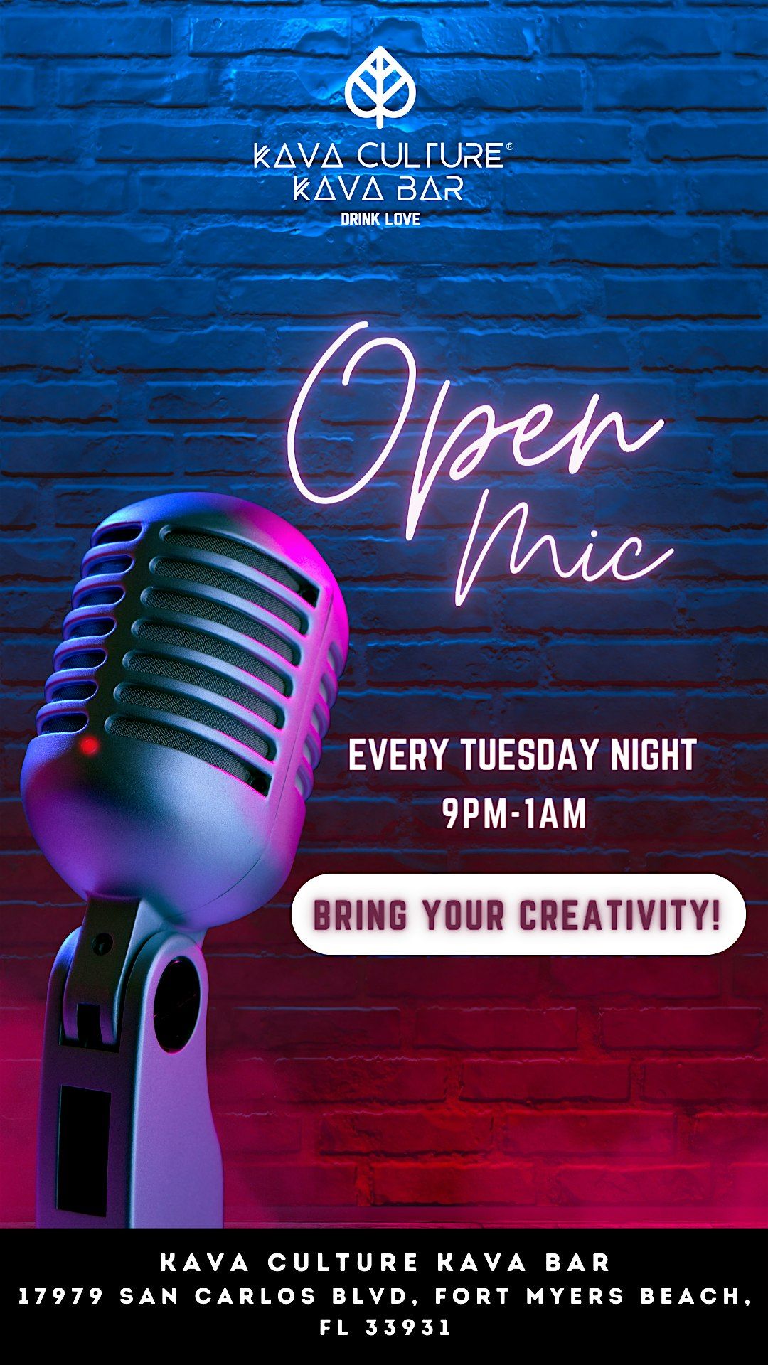 Ready to shine on stage? Star at our weekly Open Mic Night!