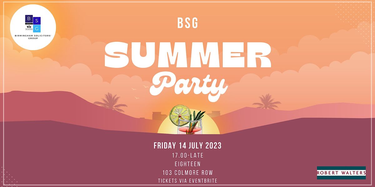 BSG Summer Party