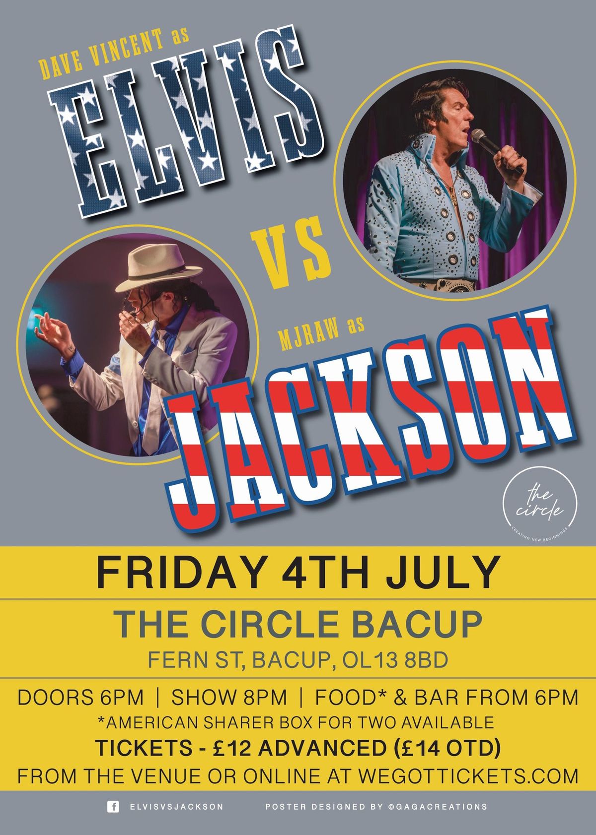 Elvis Vs Jackson at The Circle Bacup 