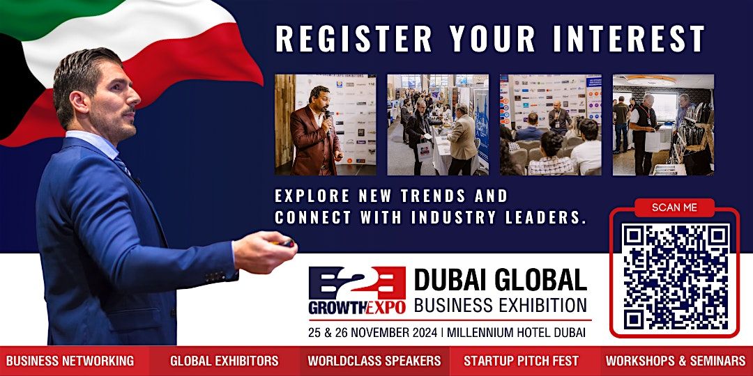 Dubai B2B Growth Expo 2024 | Register now to speak at this premier event!