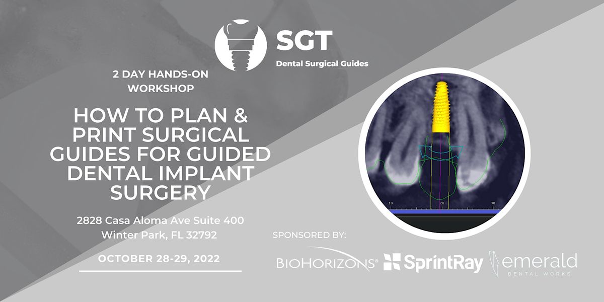 How to Plan & Print  Surgical Guides for a Single Dental Implant