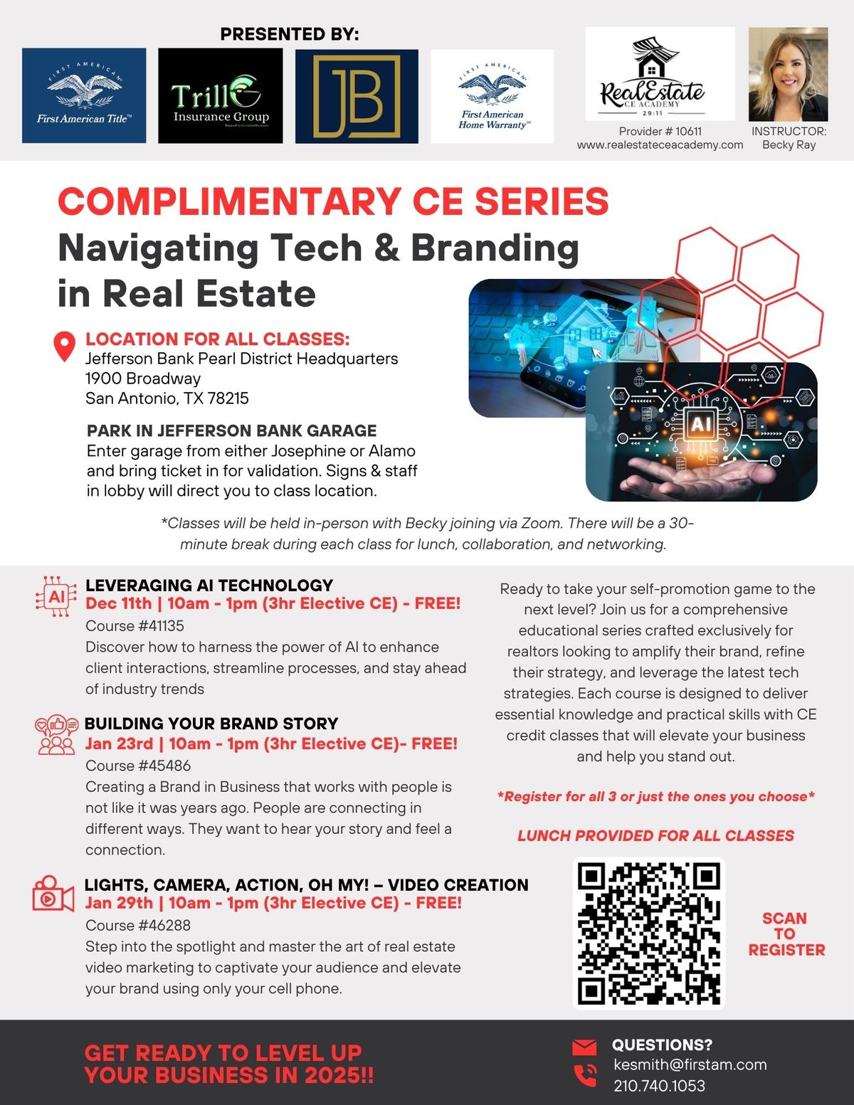 FREE CE EDUCATION SERIES - Navigating Tech & Branding in Real Estate 