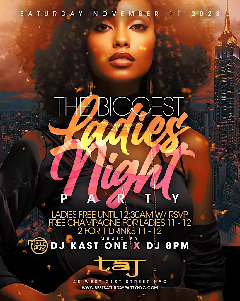 Best Saturday Party! Ladies Nite! At Taj II  (Clubfix.Net Parties)