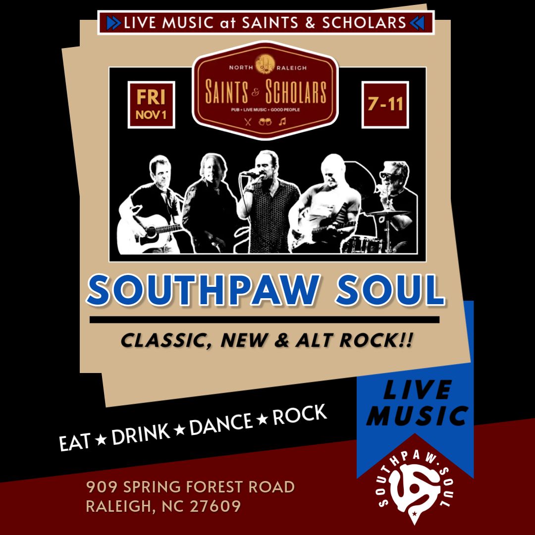 Southpaw Soul @ Saints and Scholars Pub