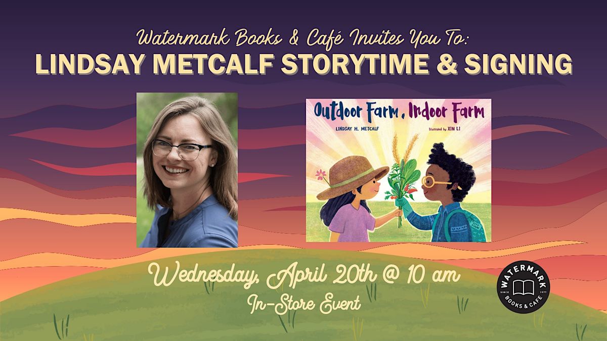 Watermark Invities You to Lindsay Metcalf Storytime