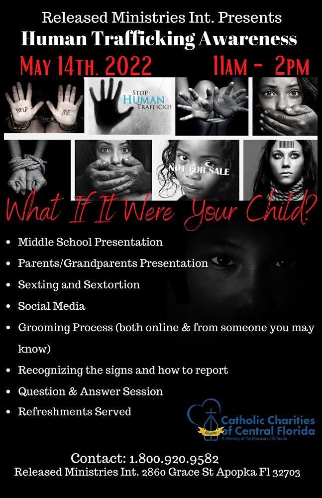 Human Trafficking Awareness:  What if it Were Your Child?