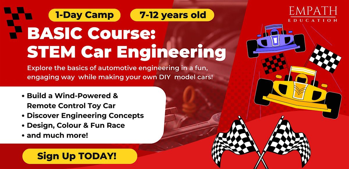 BASIC Course - STEM Car Engineering (7-12 years old)