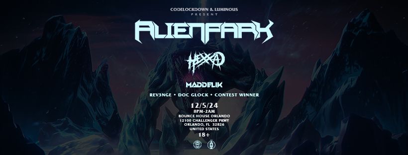 Alienpark W\/ Hexxa @Bounce House Orlando