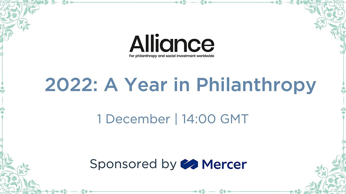 2022: A Year in Philanthropy