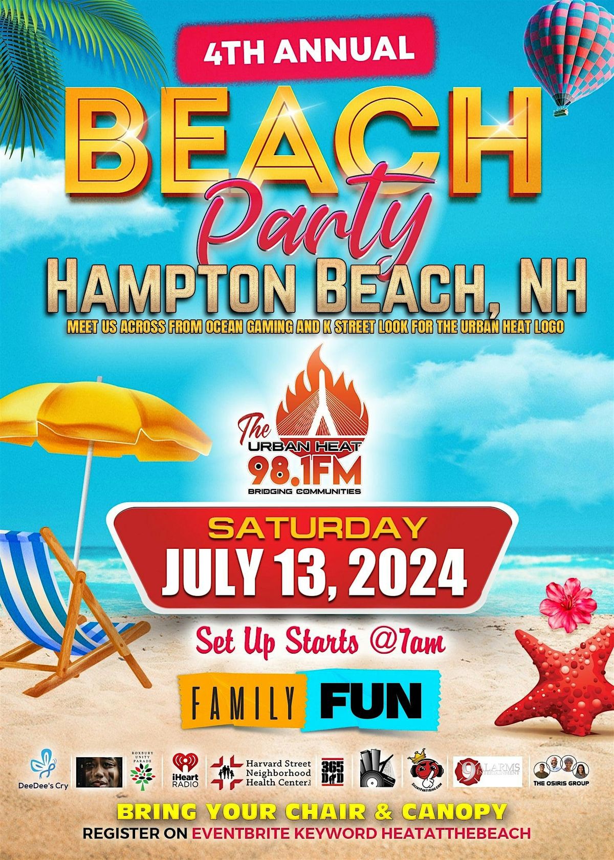 Urban Heat's 4rd Annual Beach Party