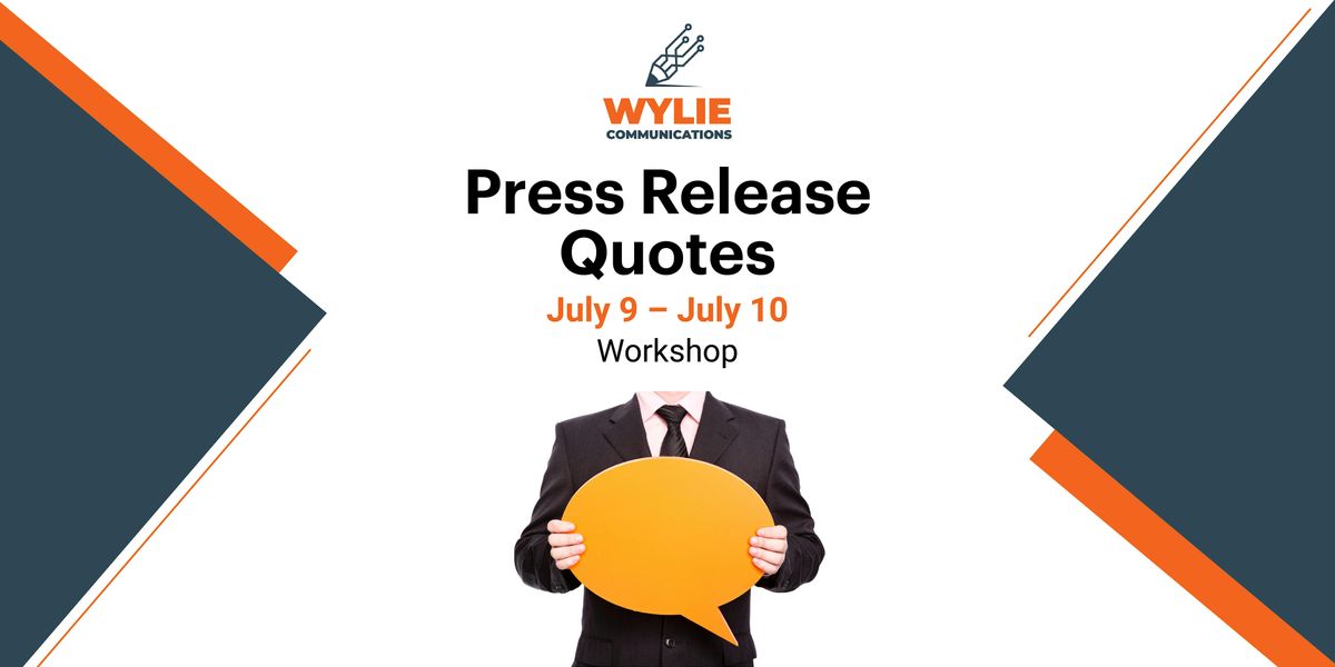 Press release quotes-writing workshop