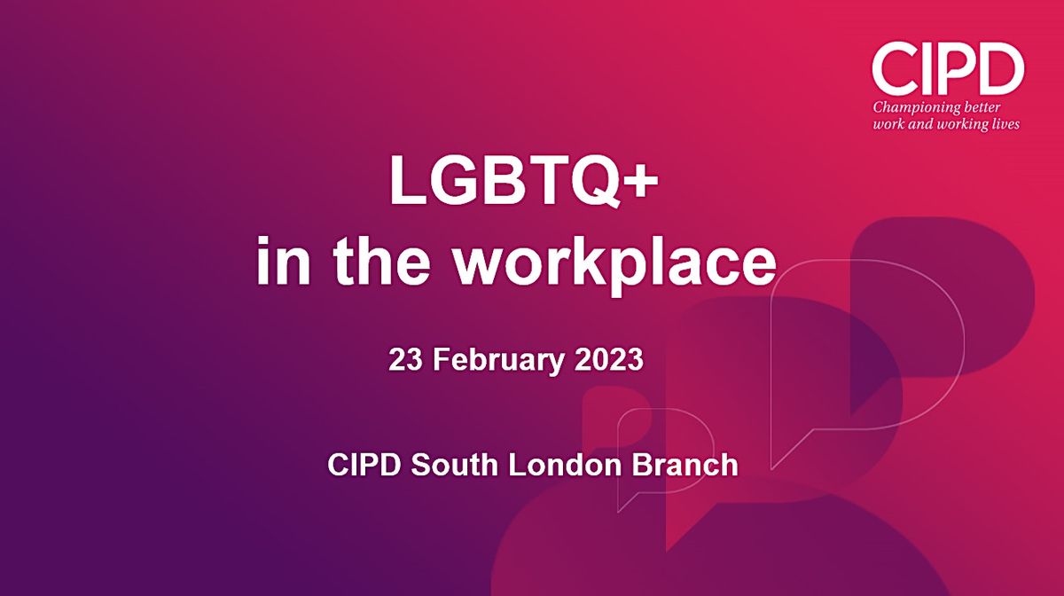 LGBTQ+ in the workplace