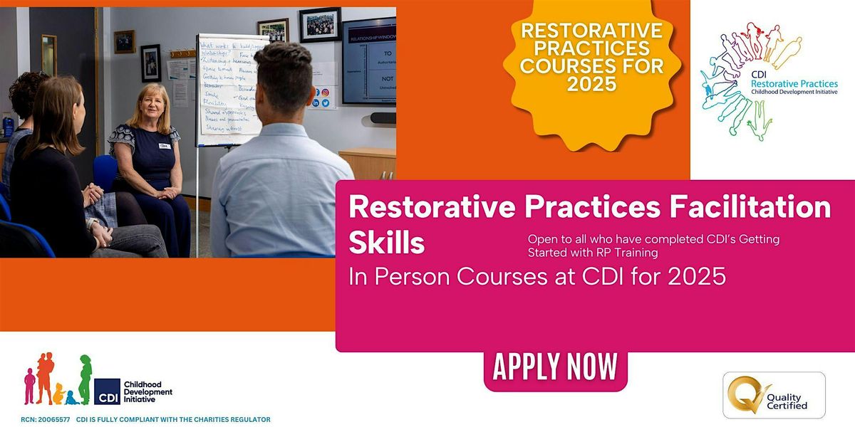 Restorative Practices Facilitation Skills (In-Person)