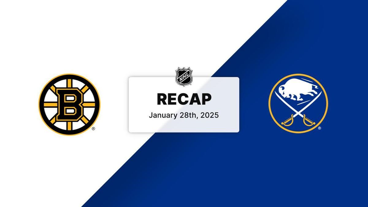 Boston Bruins vs. Buffalo Sabres