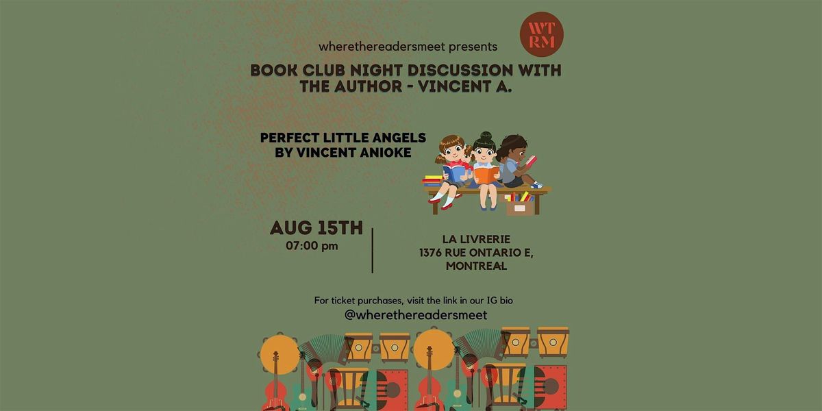 Book Club Night Discussion with Vincent Anioke