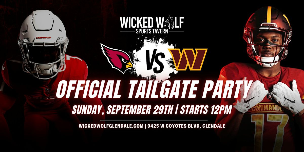 Cardinals vs Commanders Official Tailgate