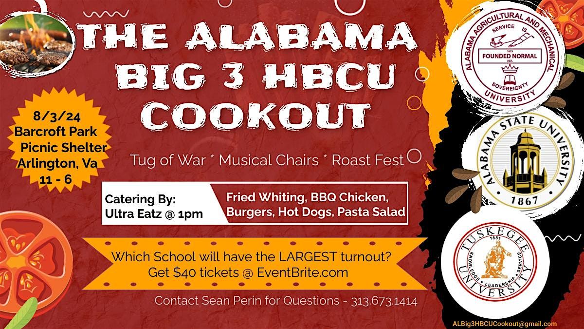 Alabama Big 3 HBCUs Cookout