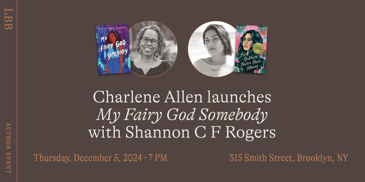 Charlene Allen launches My Fairy God Somebody with Shannon C F Rogers