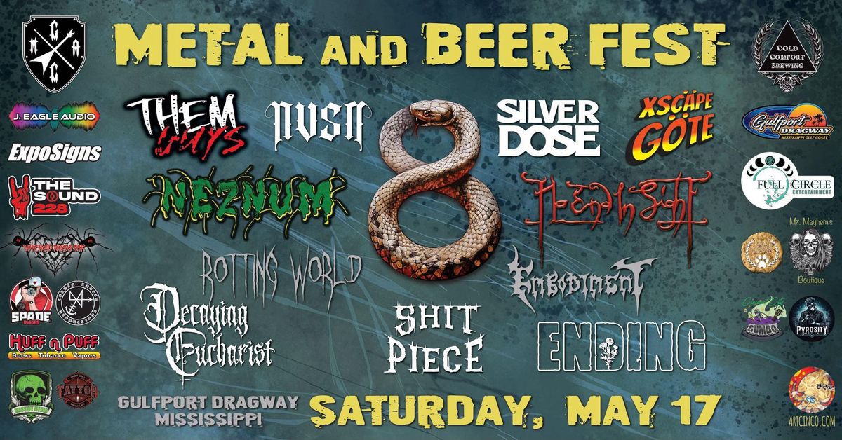 The 8th Annual GCMA & CCB Metal and Beer Fest