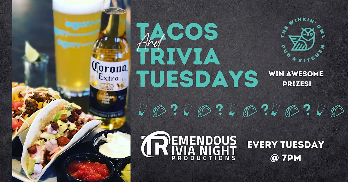 Calgary Taco & Trivia Tuesdays at The Winkin Owl Pub - 7pm