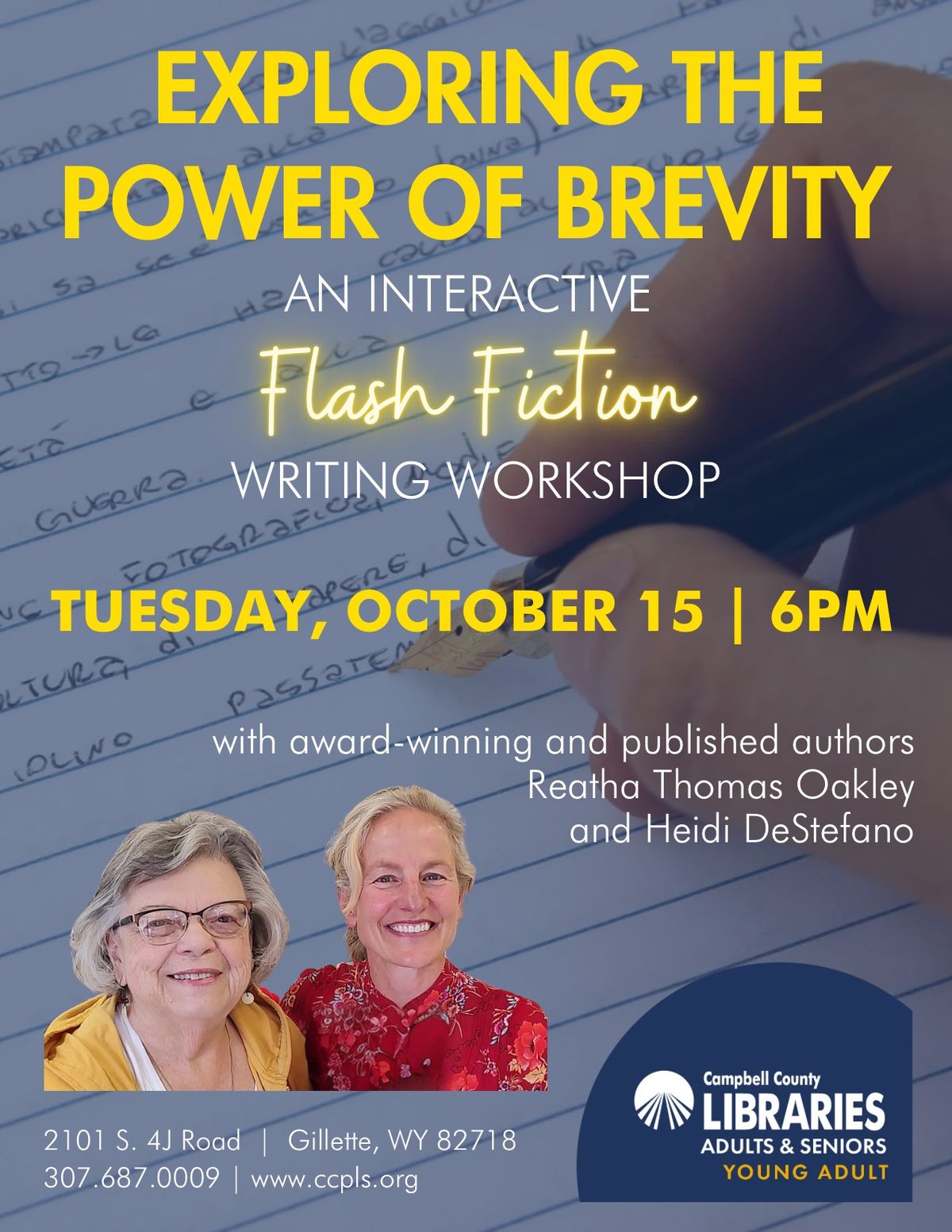 Flash Fiction Writing Workshop