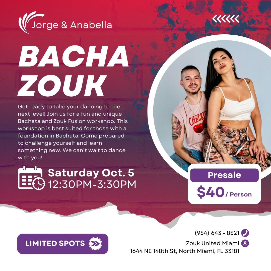 BachaZouk Miami Workshop - Jorge & Anabella