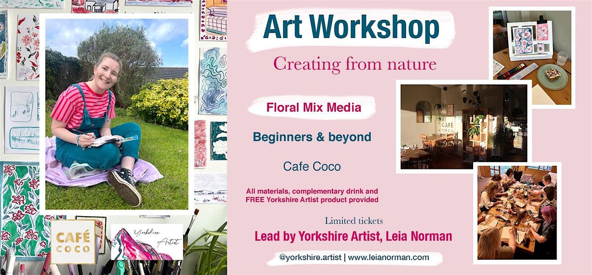 Floral Art Workshop at Cafe Coco