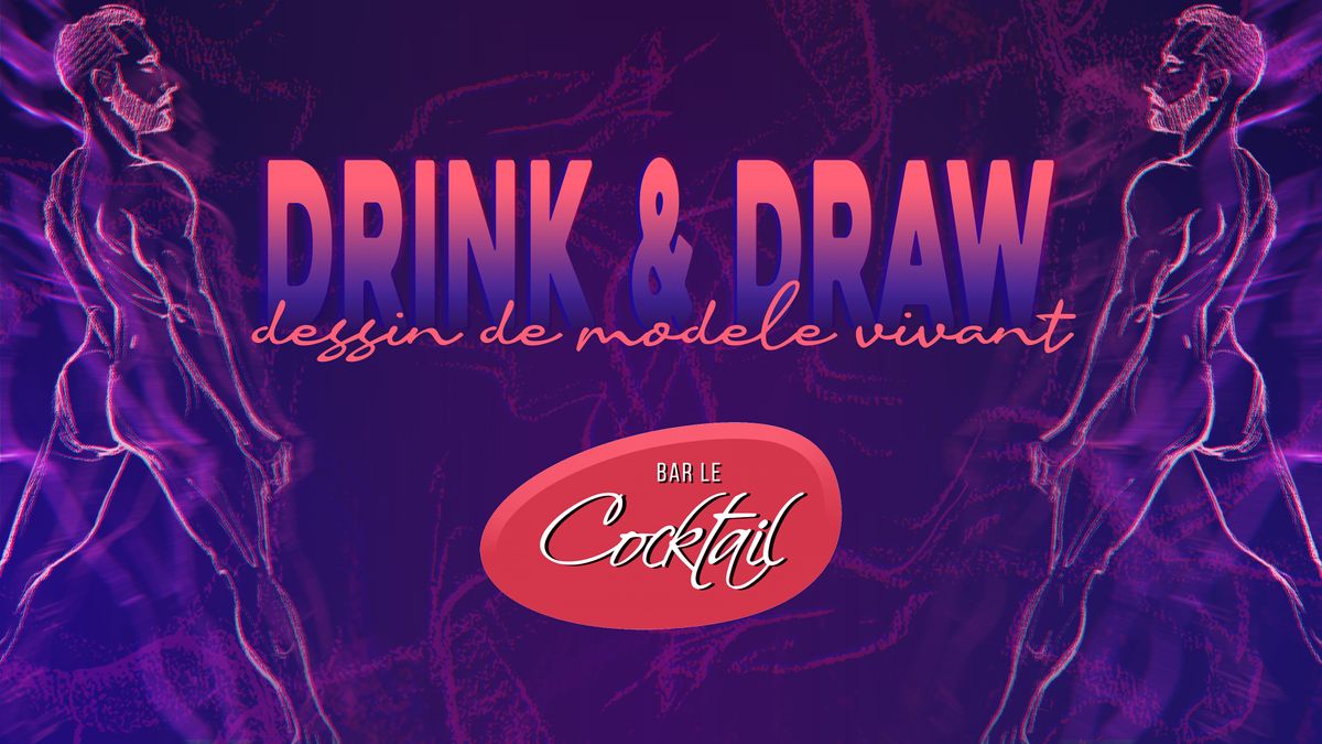 Drink & Draw - Bar Le Cocktail by @Hommehomo
