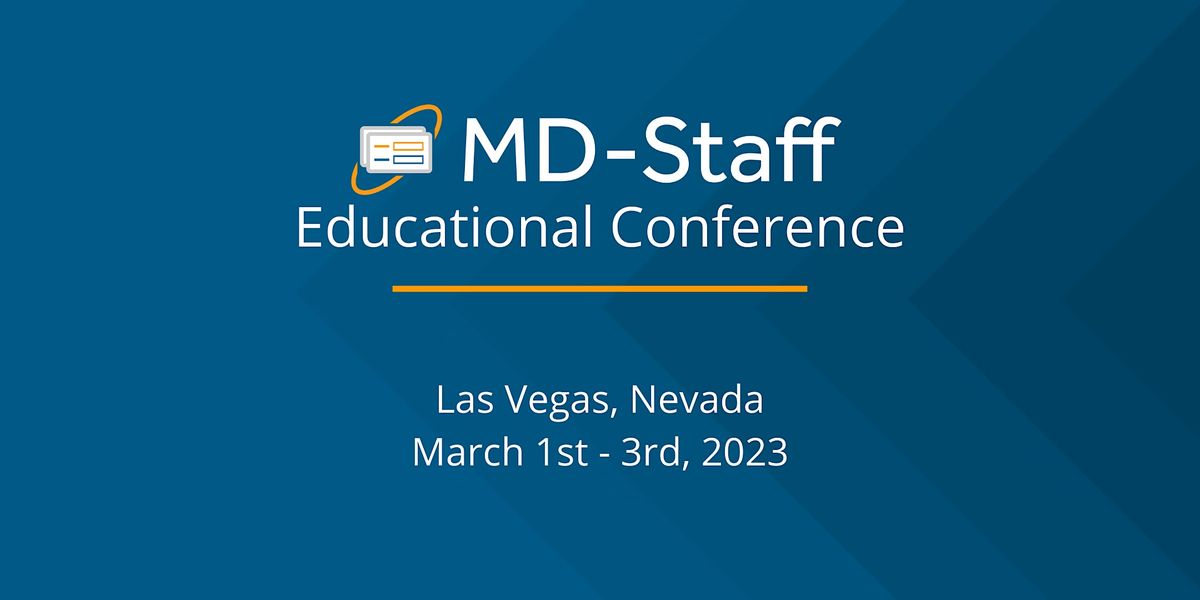 MD-Staff Educational Conference 2023