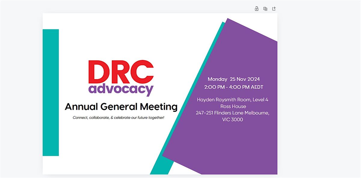 DRC AGM 2024