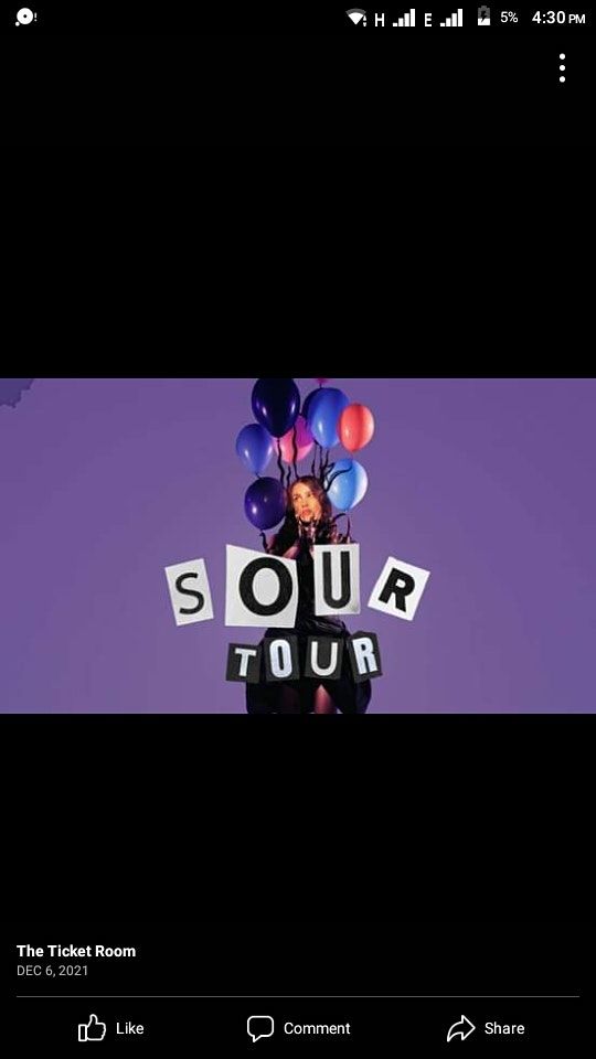 OLIVIA RODRIGO SOUR TOUR UK