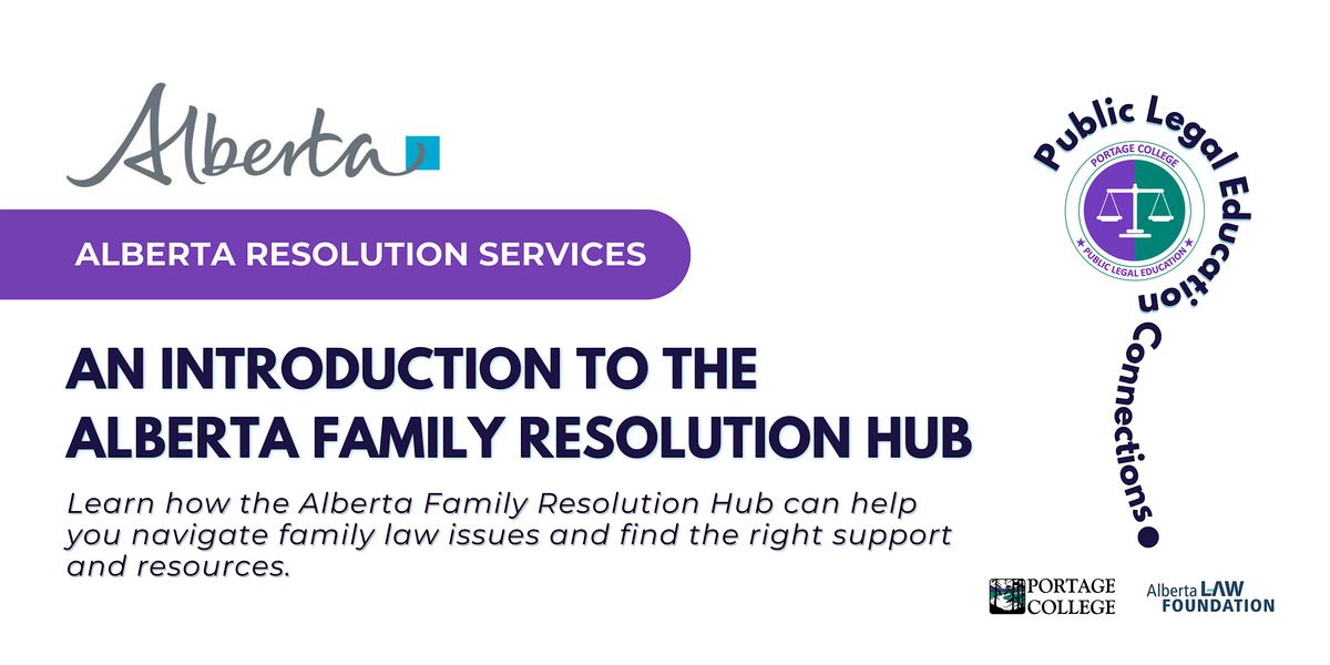 PLE Connections: AB Resolution Services - Intro to Family Law Hub