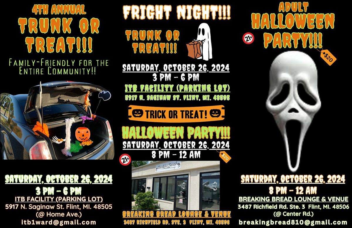 2024 Halloween "Trunk-or-Treat" & Adult After-Party