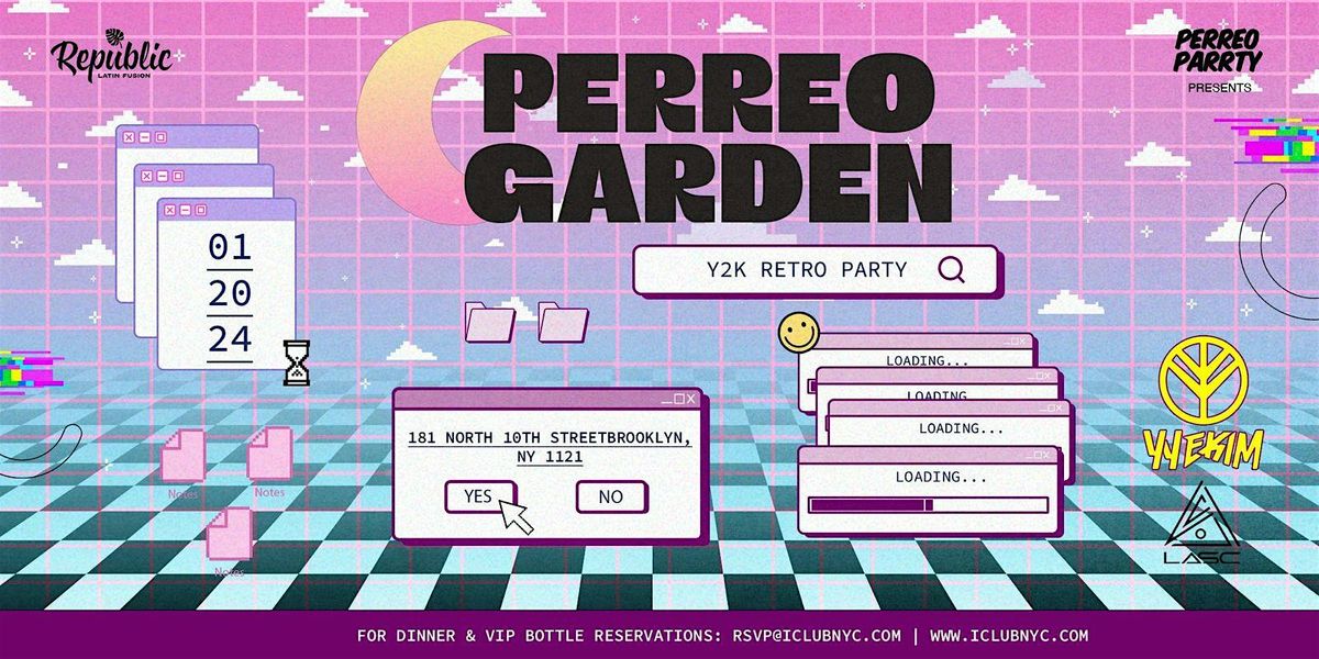 PERREO GARDEN Reggaet\u00f3n Party | SAT  JULY 20TH