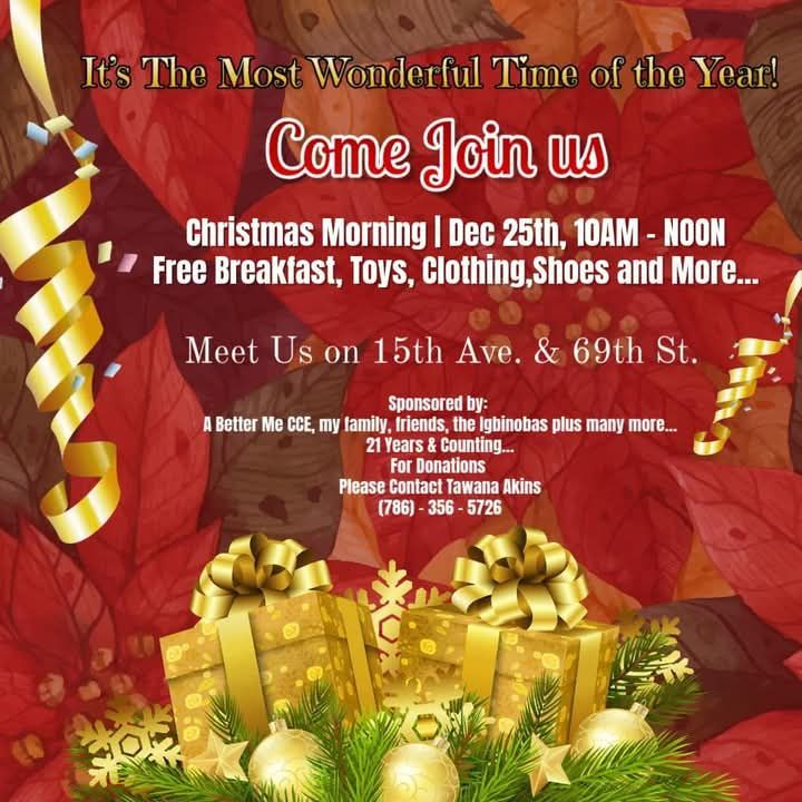 Free- A Better Me 21st Annual Hot Breakfast Giveaway, Clothing, Toys and shoes 