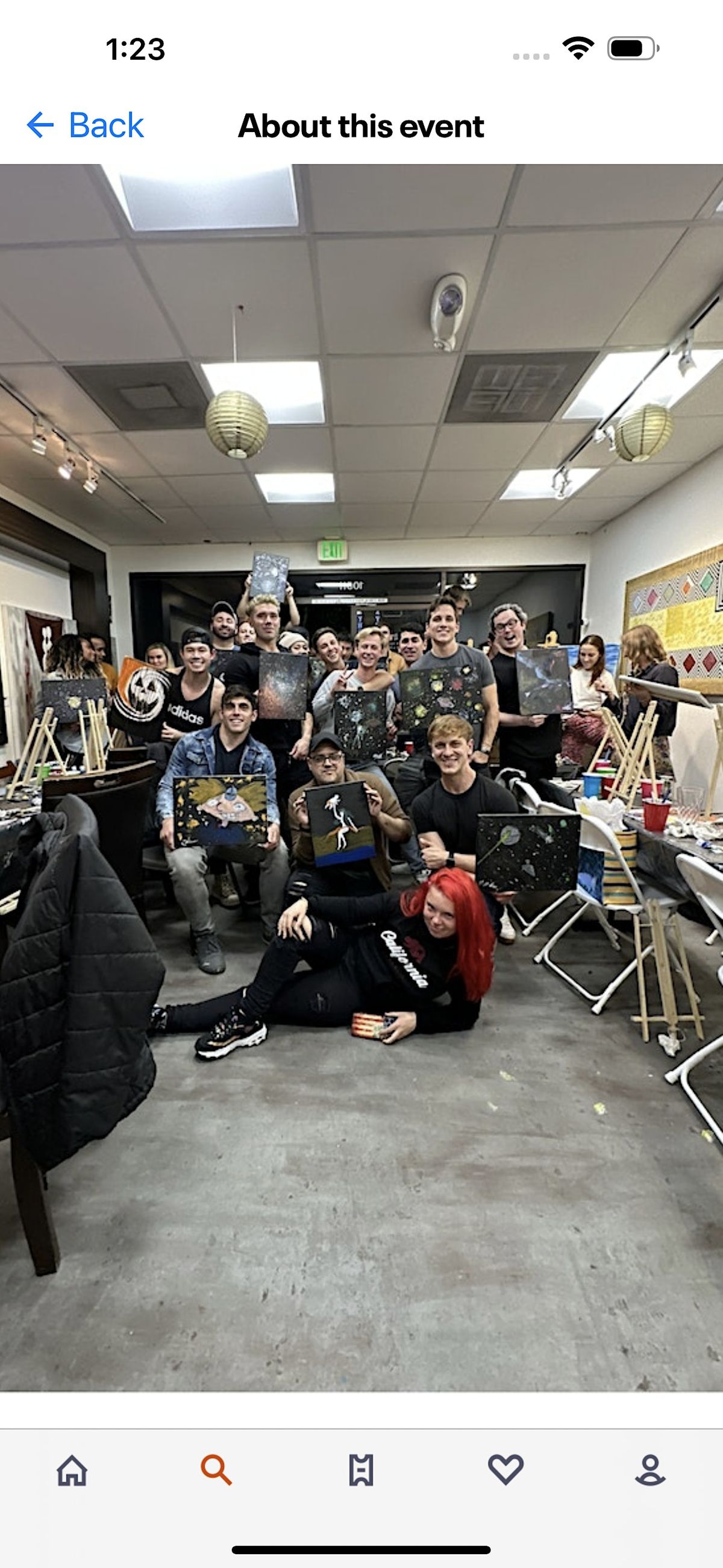 Paint night. Paint, sip, salsa, Bachata class w Alex and Azzi Dating ideas