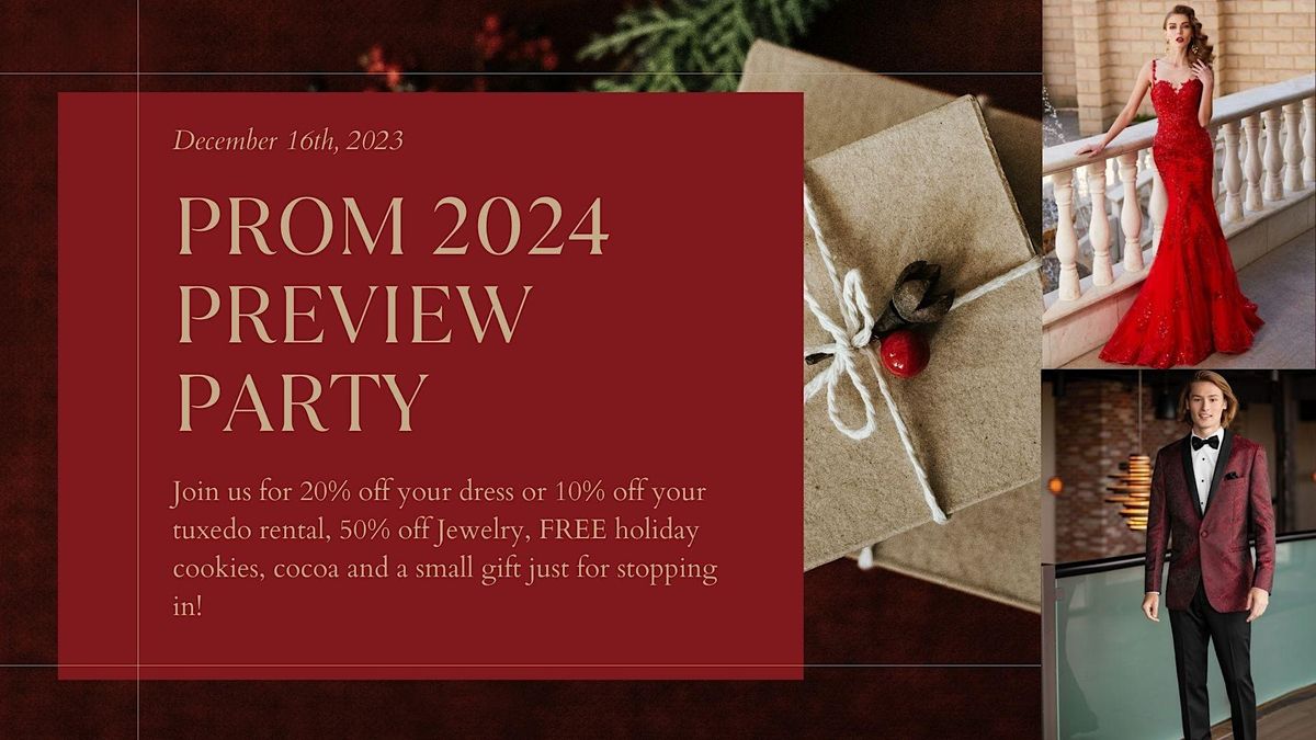 Prom 2024 Holiday Preview Party, Dolly's Boutique and Studio