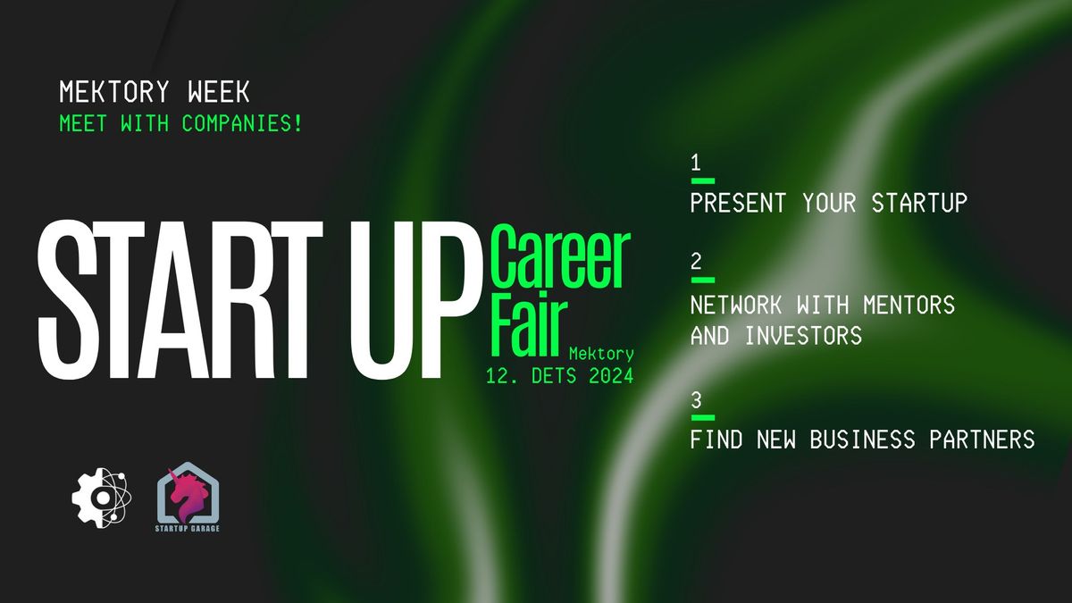 Startup Career Fair - Mektory Week