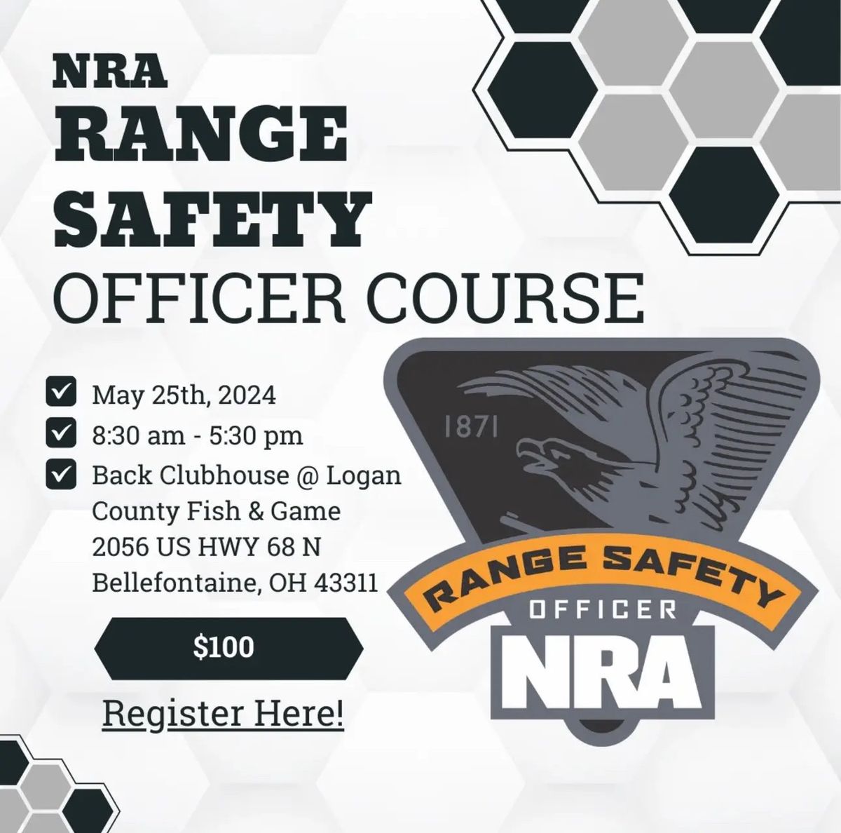 NRA Range Safety Officer Training 